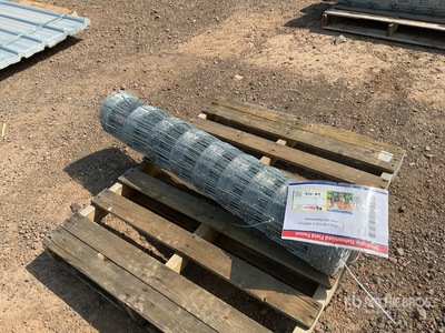 164 ft x 3 ft 9 in Galvanized Hot-Dip Field Fencing (Unused)