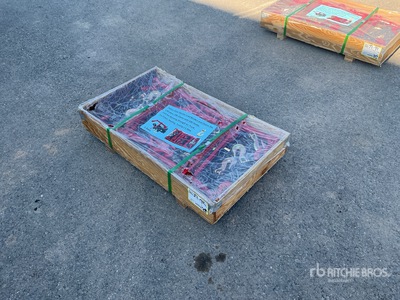 Quantity of (5) 7000 lbs Heavy-Duty Ratchet Load Binders and Chains Set Varios, tienda, almacen, consumidor (Unused)