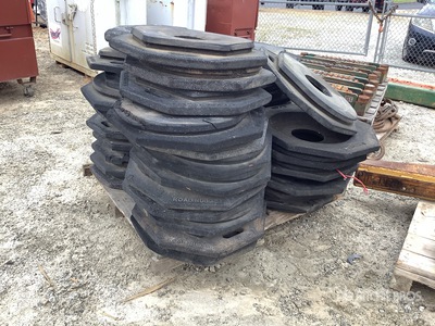 Quantity of Traffix Road Rubber Plates - Fits Traffic Cones