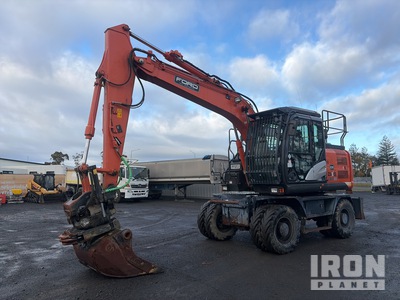 2021 Hitachi ZX140W-5B 4x4 Highway Wheeled Excavator