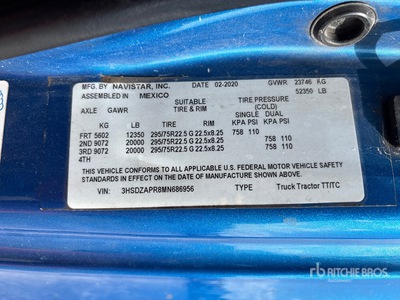 2021 International LT625 Tracteur Routier Couchette