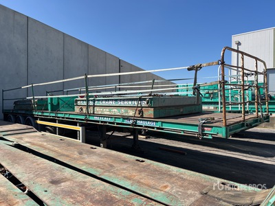 2008 Barker 12.5 m Tri/A フラットベッドトレーラー