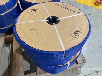2026 Powertek 3"-300FT Qty(3) Water Hose (Unused)