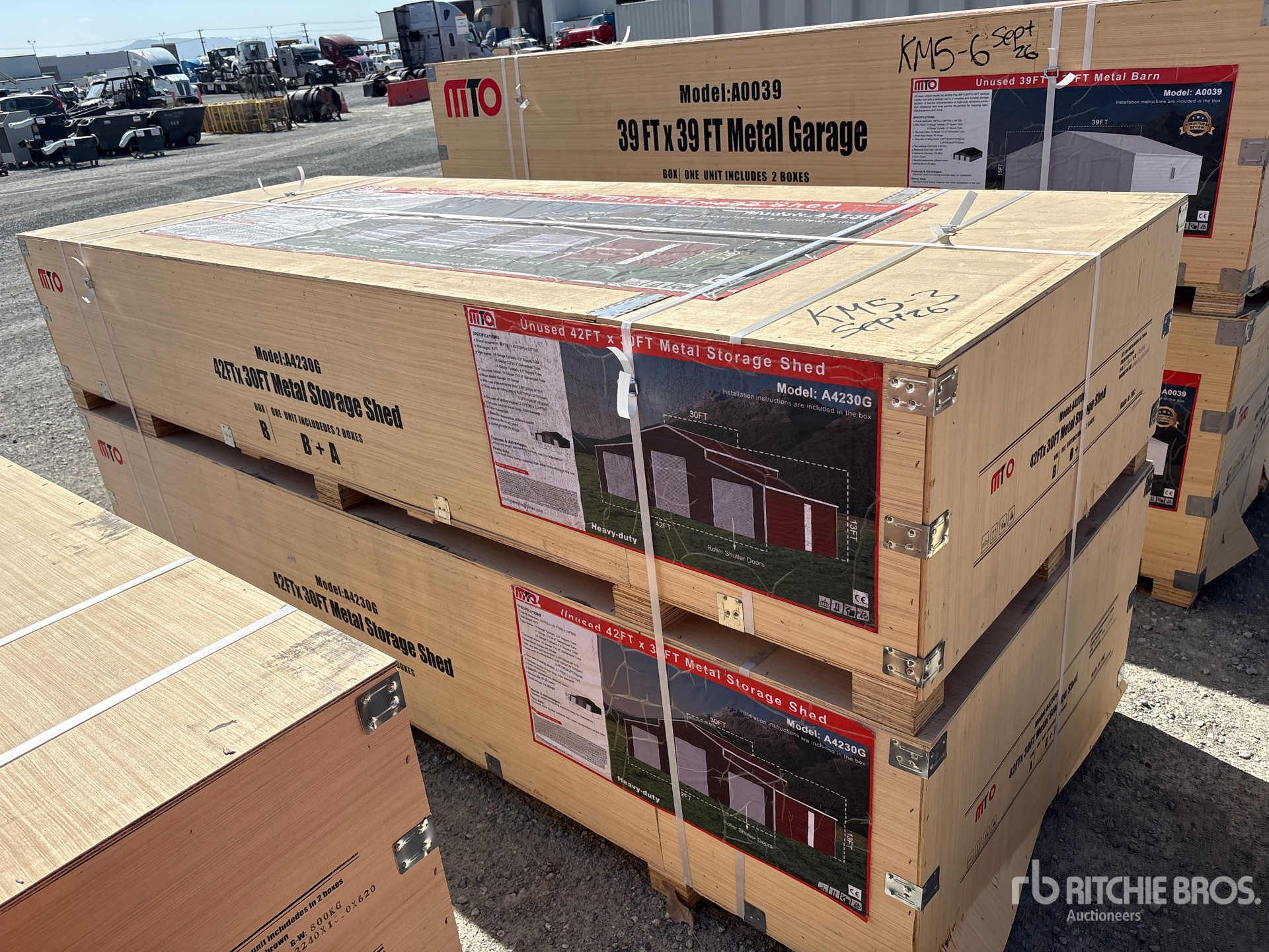 2026 MTO A4230G 42 Ft X 30 Ft Metal Shed (Unused) - Fits MTO A4230G
