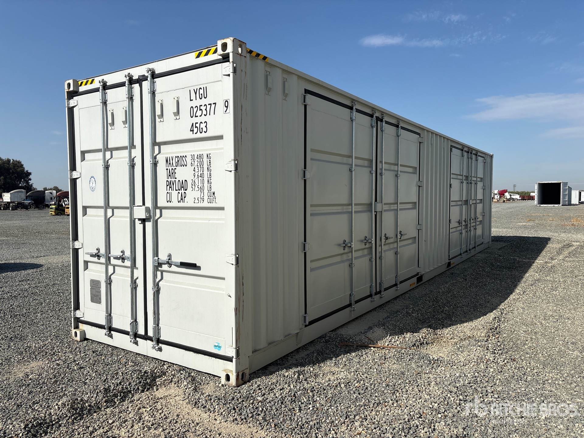 2025 40 ft High Cube Multi-Door Storage Container