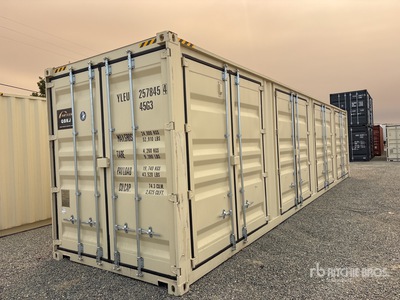 2026 40 ft High Cube Multi-Door Storage Container