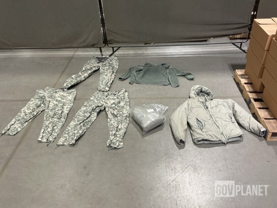 (8) Pairs of Wet Weather Trousers, (5) Cold Weather Parkas & Assorted Items