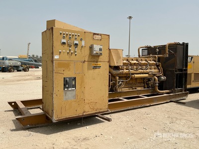 Cat D399 1225 kVA Skid-Mounted Generator Set
