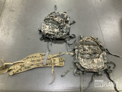 (35) Rucksacks, (19) Assault Packs, (18) Waist Belts & (1) Hydration Carriers