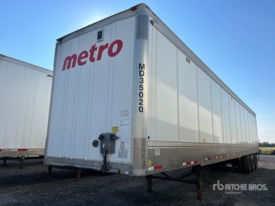 2011 Wabash DVHDHPC 53 ft x 102 in Tri/A Gesloten aanhangwagen