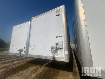 2012 Wabash DVCVHPC 53 ft x 102 in T/A Van Trailer