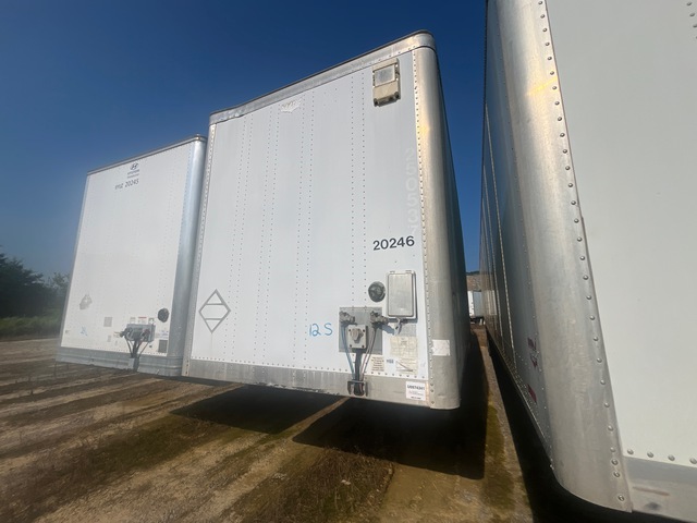 2012 Wabash DVCVHPC 53 ft x 102 in T/A Van Trailer
