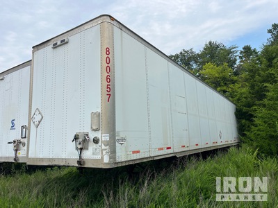 2008 Wabash DVCVHPC 53 ft x 102 in T/A Van Trailer