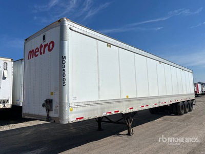 2011 Wabash DVCVHPC 53 ft x 102 in Tri/A Van Trailer