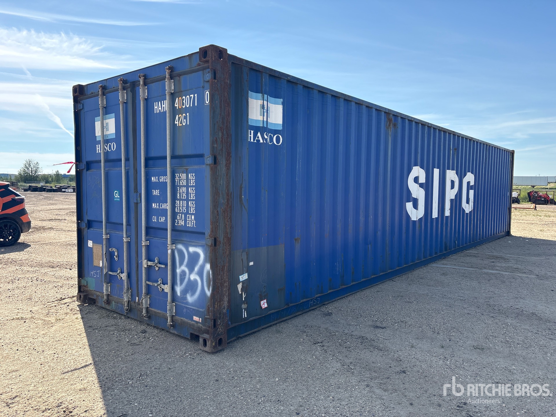 2013 40 ft Standard Storage Container