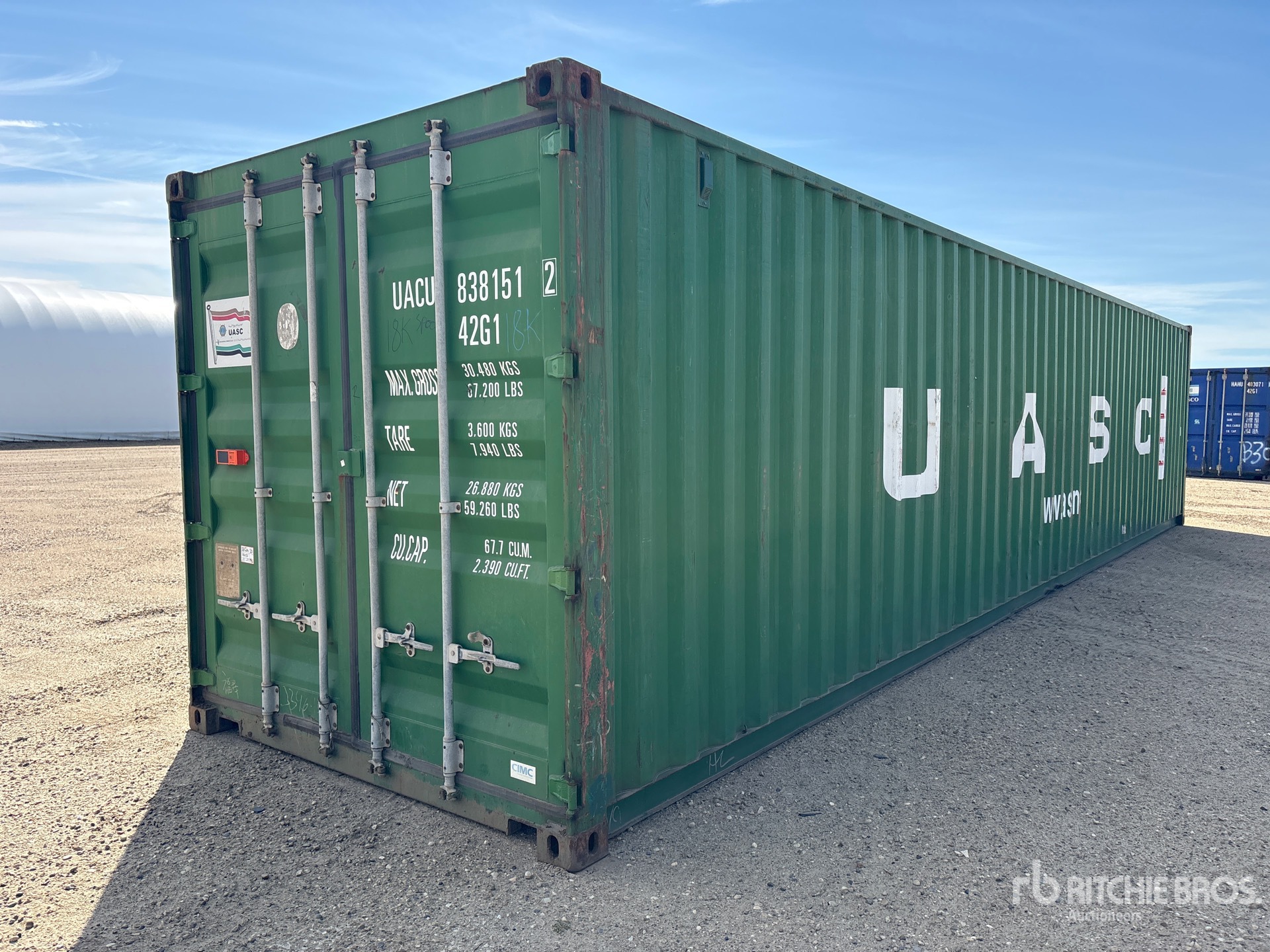 2011 40 ft Standard Storage Container