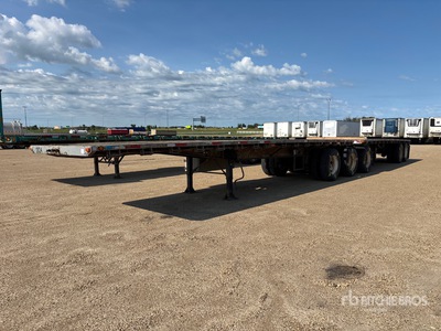 1999 Doepker 32 ft Super B-Train Lead Flatbed Trailer