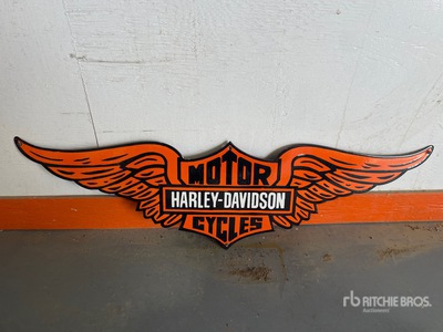 Harley-Davidson 3ft Porcelain Sign