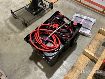 Quantity of (5) 25 ft 800 amp Extra HD Booster Cables (Unused)