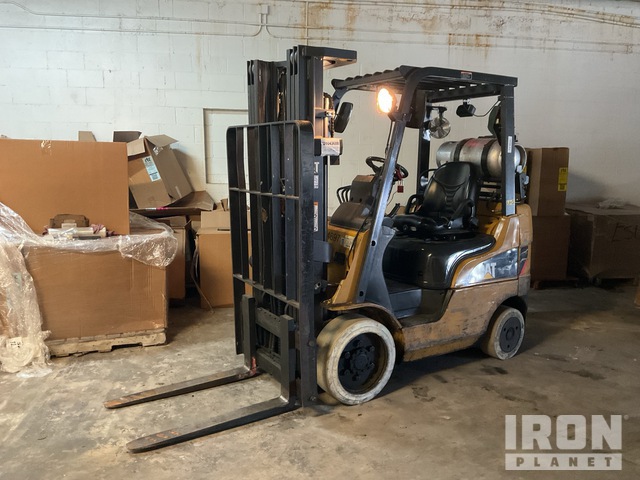 2007 Cat C4000-LP 3750 lb Cushion Tire Forklift