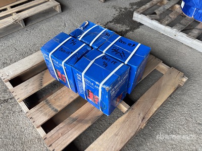 Quantity of (4) 2026 Powertek 20T lifter 20 ton Pneumatic Bottle Wagenheber (Unused)