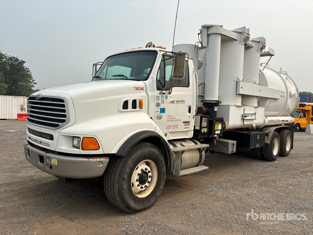 Dresser Roots Tri-Nado on 2008 Sterling LT9500 6x4 Vacuum Excavator Truck