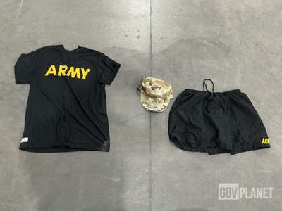 (105) Athlete's T-Shirts, (57) Pairs of Physical Fitness Trunks & Assorted Items