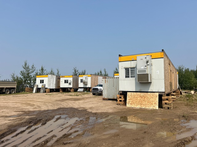Atco 7 Unit 60 ft x 11 ft 10 in Frameless Office complex Mobile Camp