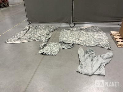 (2) Tarpaulins, (1) Cold Weather Parka & Assorted Items