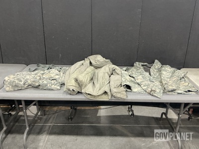 (13) Wet Weather Jackets, (19) Cold Weather Trousers & Assorted Items