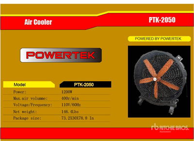 2026 Powertek PTK-2050 Electric Air Cooler (Unused)