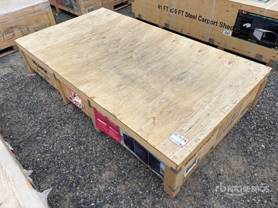 2026 SDLGM1220F 12 ft x 20 ft Metal Livestock Shelter (Unused)