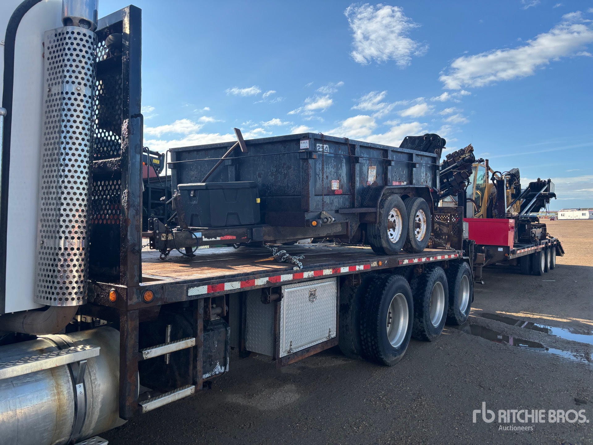 2009 Big Tex 12 ft T/A Dump Utility Trailer