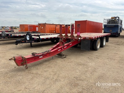 2007 17 ft T/A Flatbed Trailer
