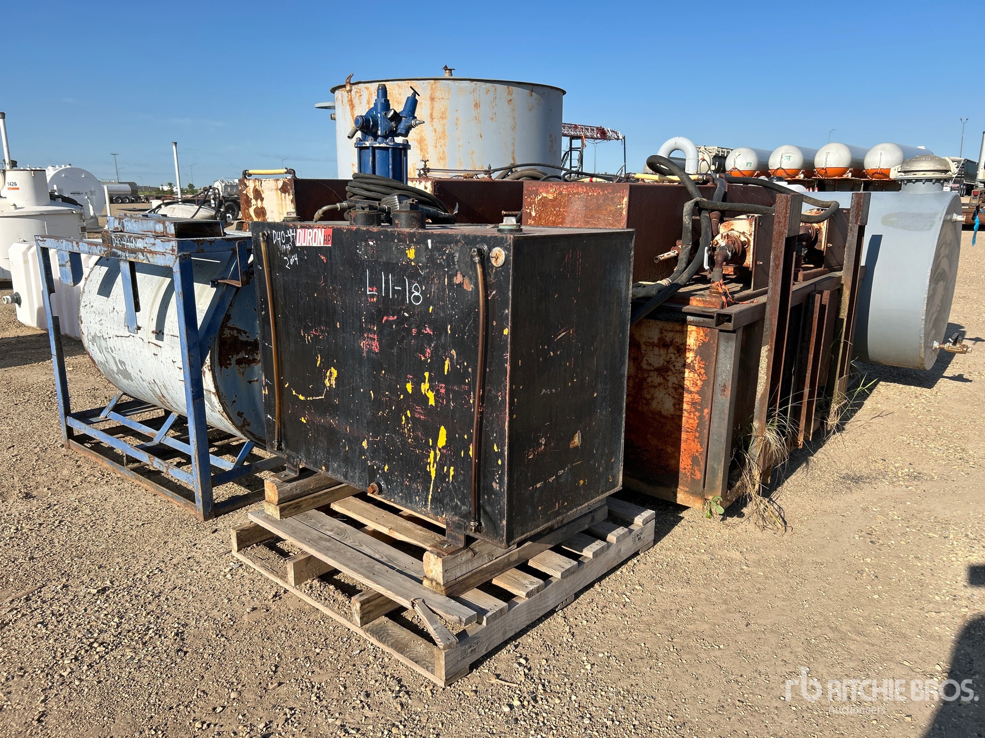 Quantity of (4) Steel Tank