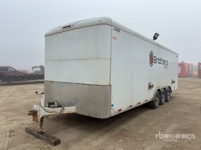 2020 Royal Trailer 24 ft Tri/A Vermeer Mud Enclosed Trailer