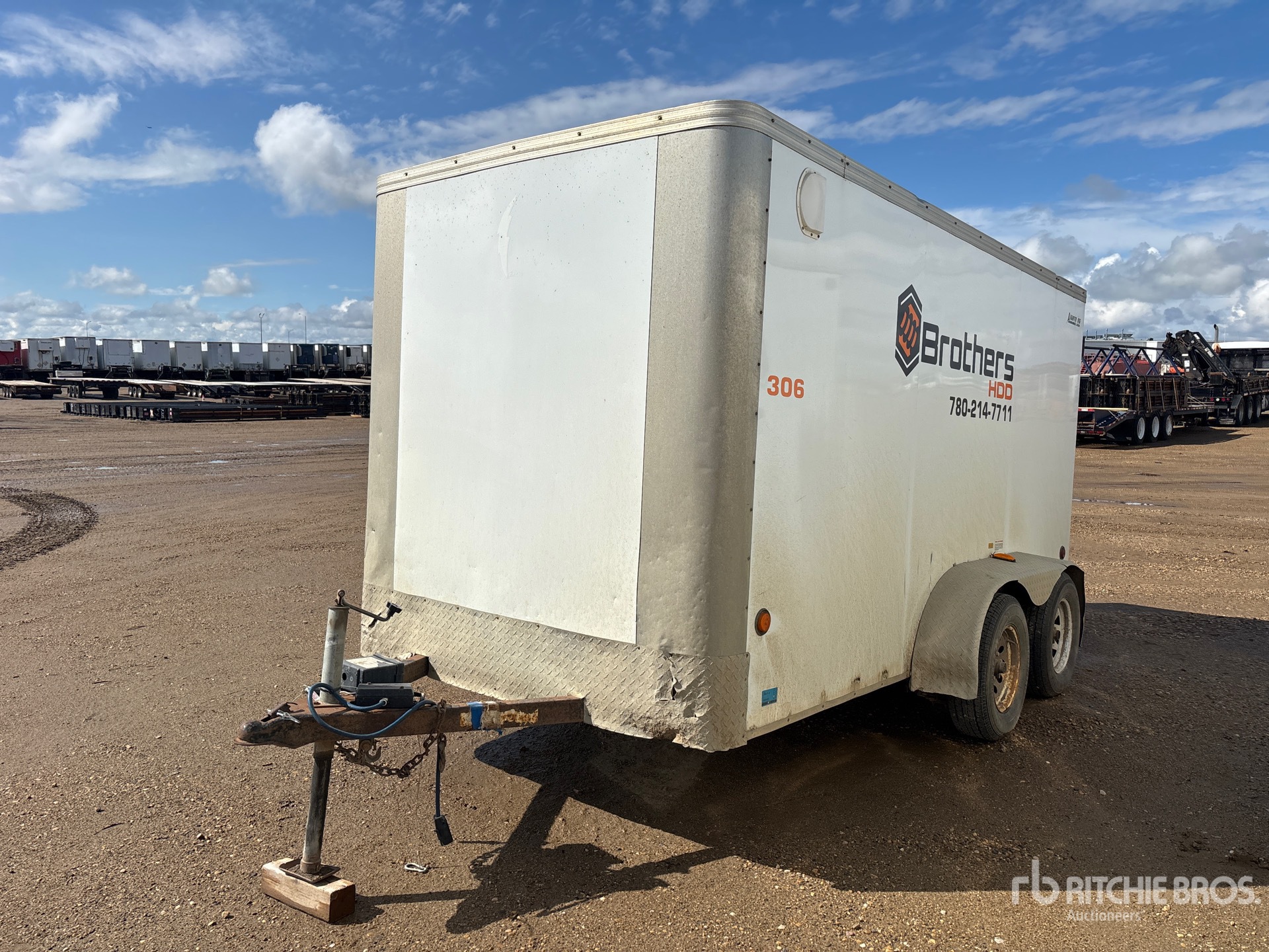 2014 Royal Trailer 12 ft T/A Enclosed Trailer
