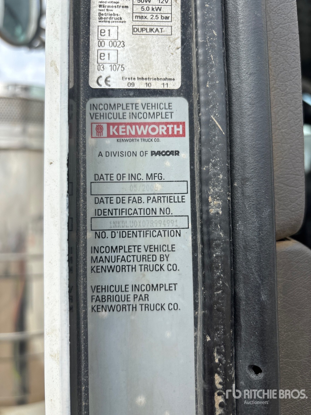 2007 Kenworth T800 6x4 Steam Truck