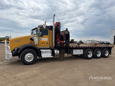 2012 Palfinger PK 23500 Knuckle Boom on 2013 Kenworth T800 8x6 Ciężarówka z wysięgnikiem