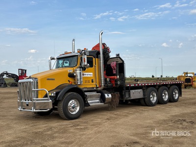 2012 Palfinger PK 23500 Knuckle Boom on 2013 Kenworth T-800 8x6 Boom Truck