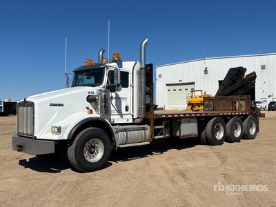Hiab 200 C-5 7000 kg Knuckle Boom on 2010 Kenworth T800 8x6 Camión Grúa