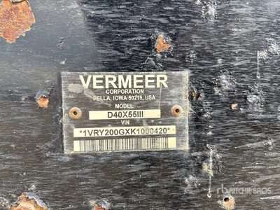 2019 Vermeer D40X55III Wiertnica kierunkowa