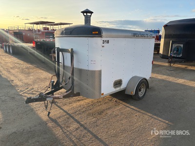 1997 Featherlite 8 ft S/A Mobile Ground Heater Enclosed Trailer
