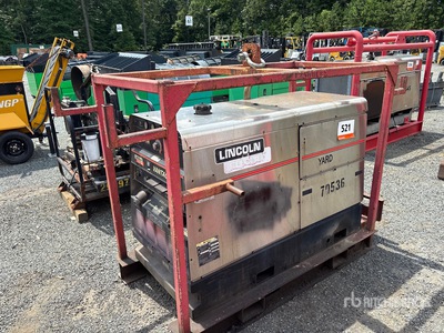 2009 Lincoln Vantage 500 300 A Skid-Mounted Multi-Process Soldadora motorizada