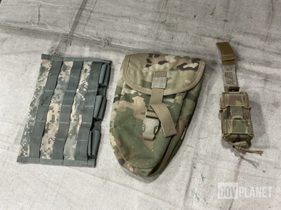 (28) Ammunition Magazine Pockets, (1) Entrenching Tool & Assorted Items