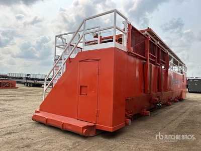 Open Top Skid-Mounted Mud Tank