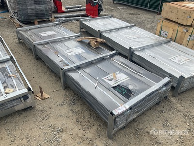 Quantity of (200) 2026 STARVOX S3048B Corrugated Steel Panels (Black) (Unused)