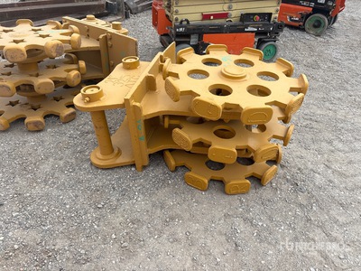 24 in Roue de compactage pour excavatrice