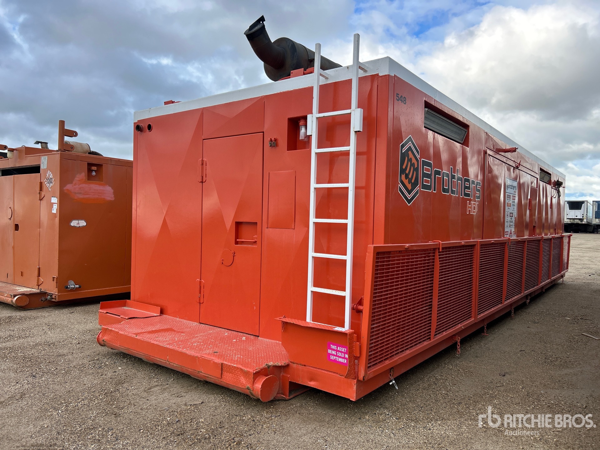 National 8P80 Skid Mounted Containerized Mud Pump