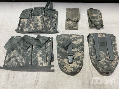 (286) M4 Two Mag Pouches, (92) Bandoleer Ammo Pouches & Assorted Items